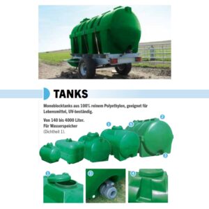 Monoblocktank Dichte 1 bis 1,5