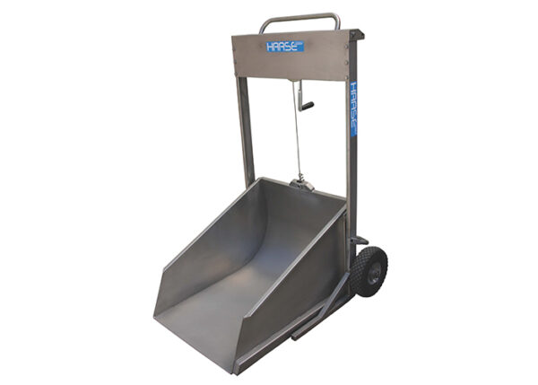 Kälberlift aus Edelstahl